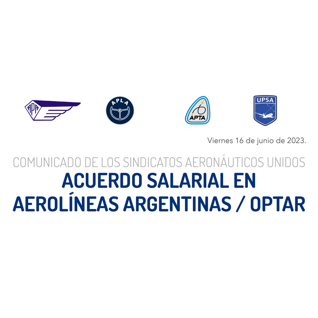 Acuerdo Salarial En Aerol Neas Argentinas Optar